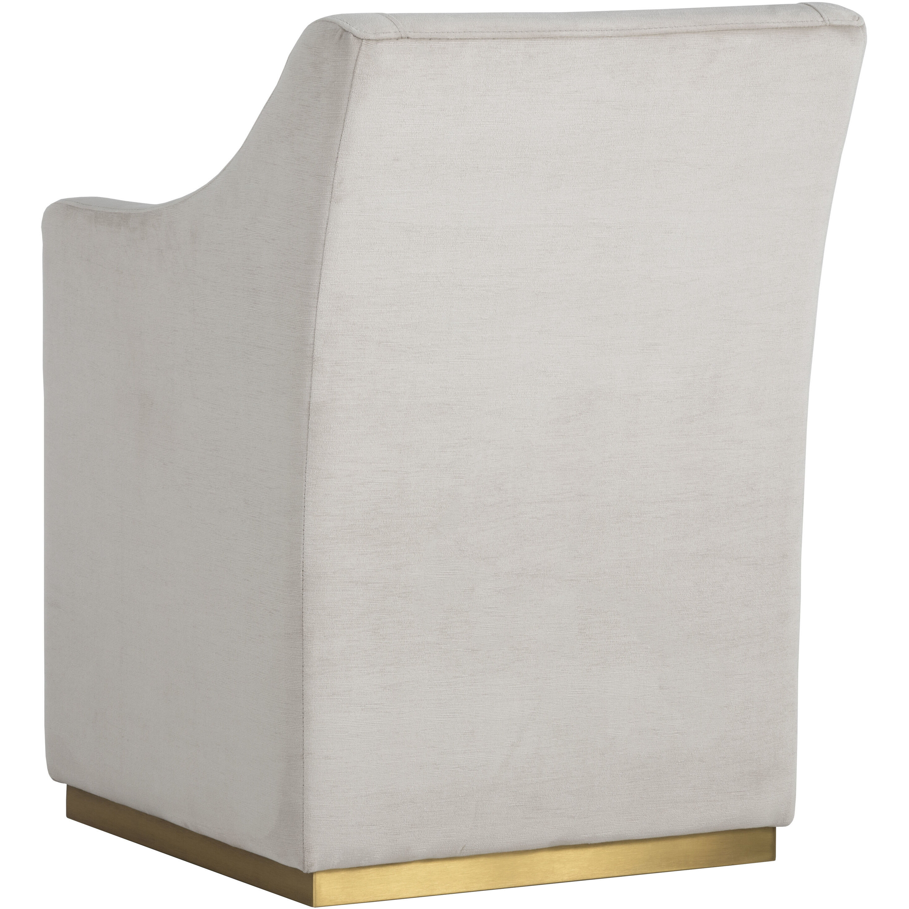 Zane Piccolo Prosecco Wheeled Dining Armchair, Wheeled